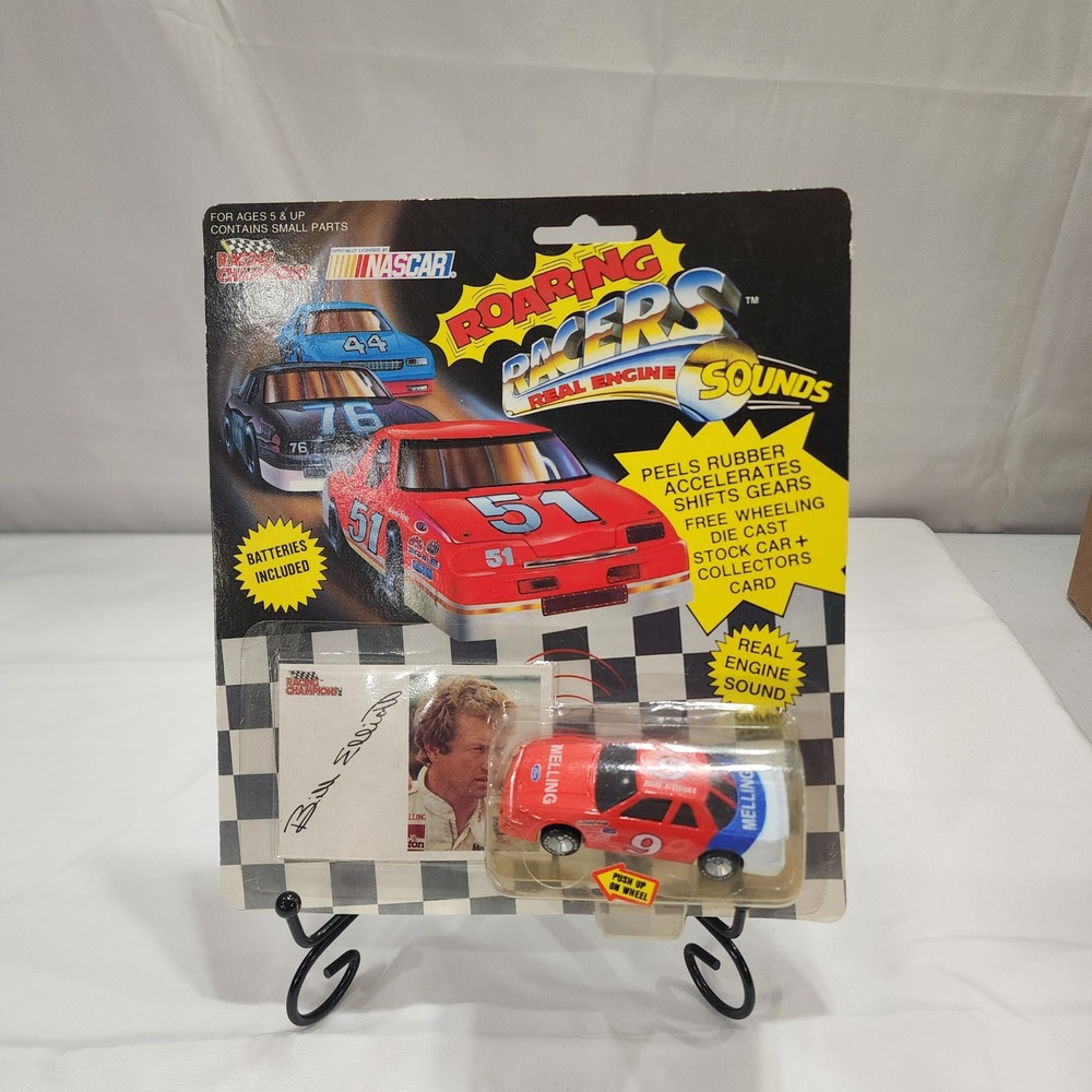 Vintage 1991 Racing Champions Roaring Racers Bill Elliott 9 Melling Ford NASCAR